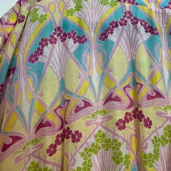 Liberty of London Lightweight Cotton Short Caftan - Picture 5 of 8